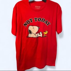 Peanuts Red Snoopy Relaxed Tee